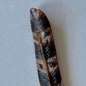 Glass Bard Owl Feather