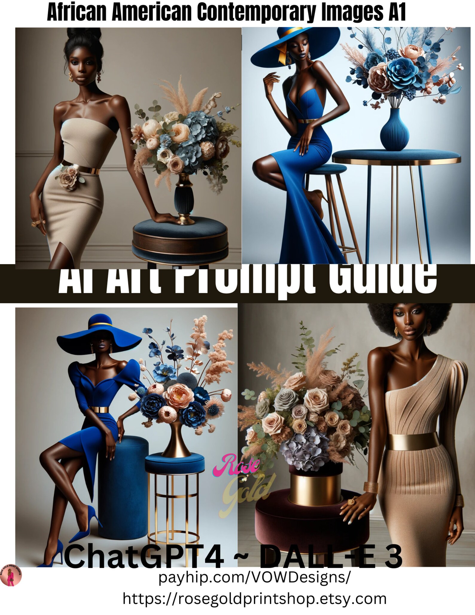 Dall-e3 & Chatgpt V4 AI Art Prompt Guide | African American Women ...