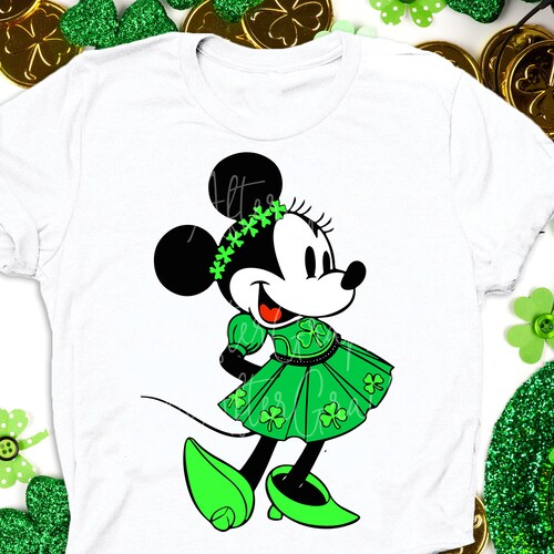 Minnie Mouse Shamrock Dress St Patrick 