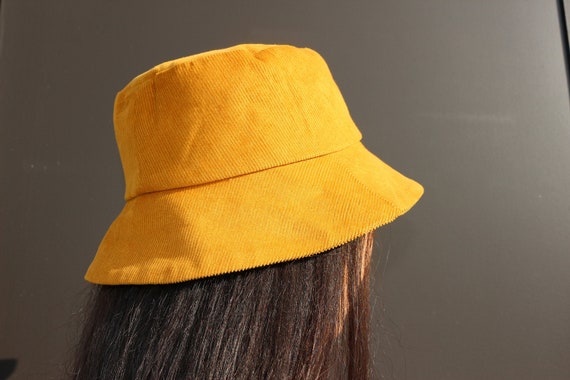 mustard yellow bucket hat