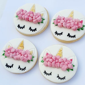 Unicorn Sugar Cookies: Birthday Party Favors
