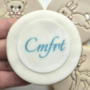 Galletas de azúcar para empresas, galletas por correo, regalo, logotipo de empresa, bolsa de fiesta, evento de lanzamiento, galletas navideñas.