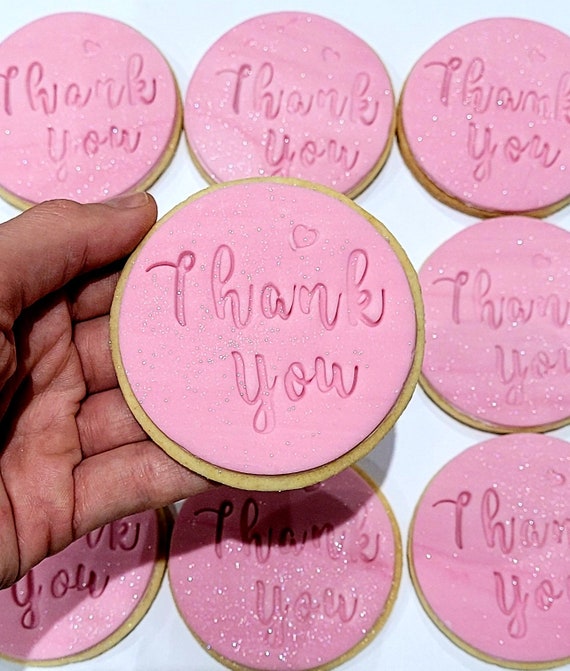 Thank You Biscuits Cookies Thankyou Gift Apreciation Gift Etsy UK
