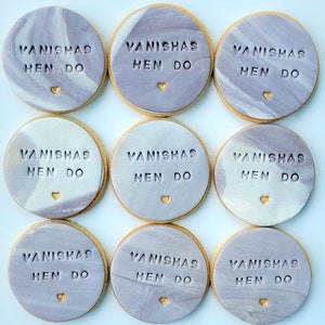 Personalised hen do cookies/ wedding/ bride/ bridal party/ hen party/ hen gifts/ hendo/ hen do. image 5