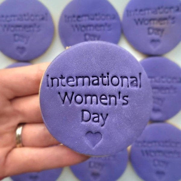 International women's day, woman, ladies, Sugar cookies, personalised gift, cookies, biscuit, woman, women's day, purple.