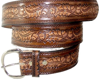 Oak Tree Leather, Studded, and Steel Lace Belt Oak Tree | Accessories | Oak Tree Leather Studded And Steel  main image 3