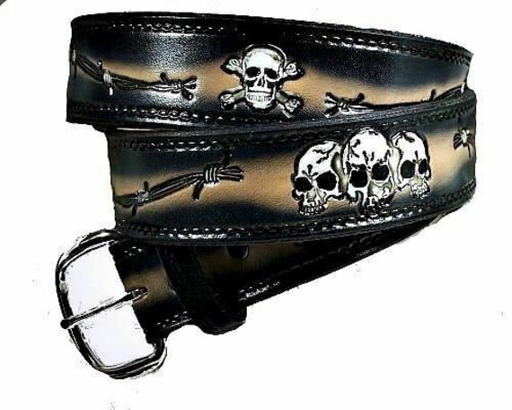SKULL WIRE HARLEY Davidson Live to Ride Unisex Biker Barbed 