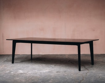 SAMM MK20 Large Family Home Work Office Studio Boardroom Table. Contemporary original modular desk / dining design system. Black.