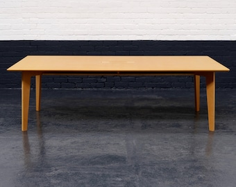 SAMM MK-20. Large Home Family Work Office Studio Boardroom Table. Contemporary original modular desk / dining system. Retro Yellow.