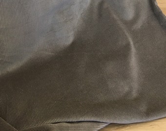 Grey Taupe Medium Wale Corduroy Fabric