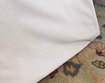 Ivory cream mid wale corduroy fabric