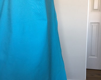 Aqua Cotton Poplin Fabric