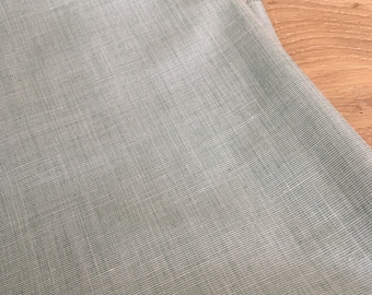 Green cotton broadcloth shirting