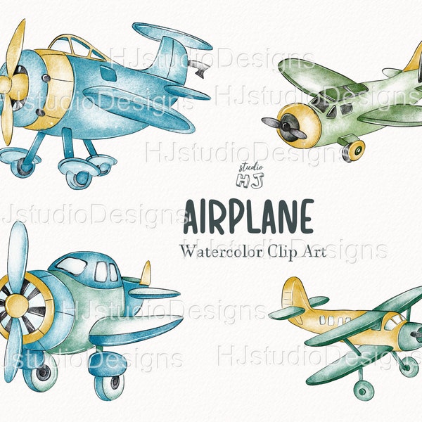 Airplane clipart PNG.Digital Download