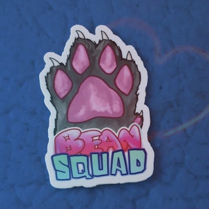 Toe Bean Squad 3 inch Aufkleber