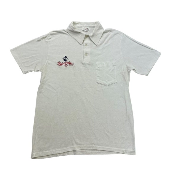 Vintage Richard Petty Polo Shirt Mens Medium M Whi