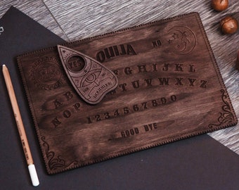 Spirit board handmade, Spirit board and planchette, Ouija board, Ouija board wood, Ouija planchette, Occult practice, Talking Board