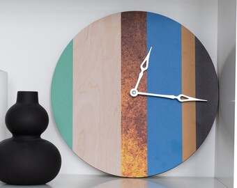 Minimalist wall clock, Scandinavian wall clock, Geometric wall clock, Unique wall clock large, Luxury wall clock, Abstract wall clock