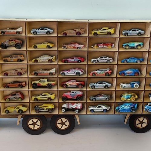 Storage truck, Display for wall, Toy car storage wall, Toy car