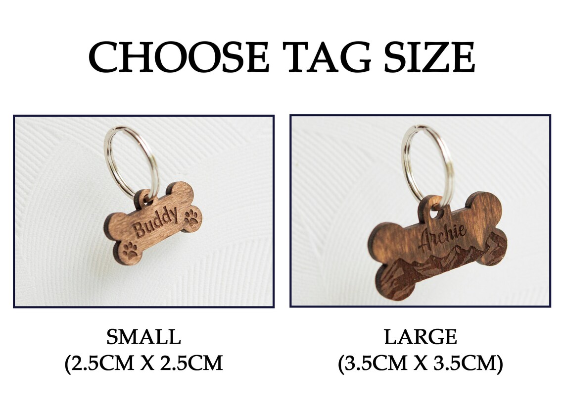 Dog name tags personalized Engraved pet tag Personalized Pet Etsy