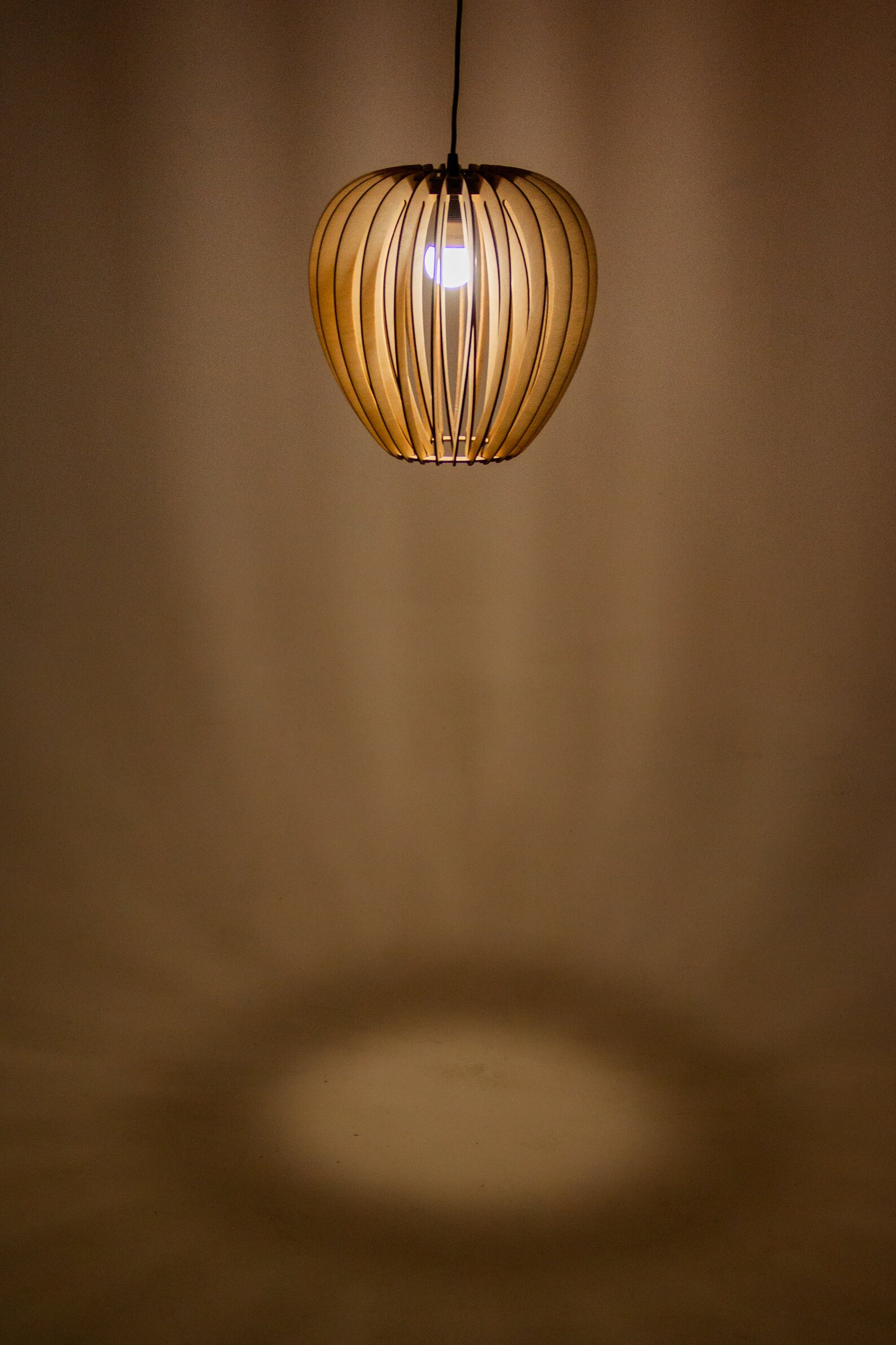 Wooden lamp shadeWood lamp shade pendantWood hanging lamp Etsy