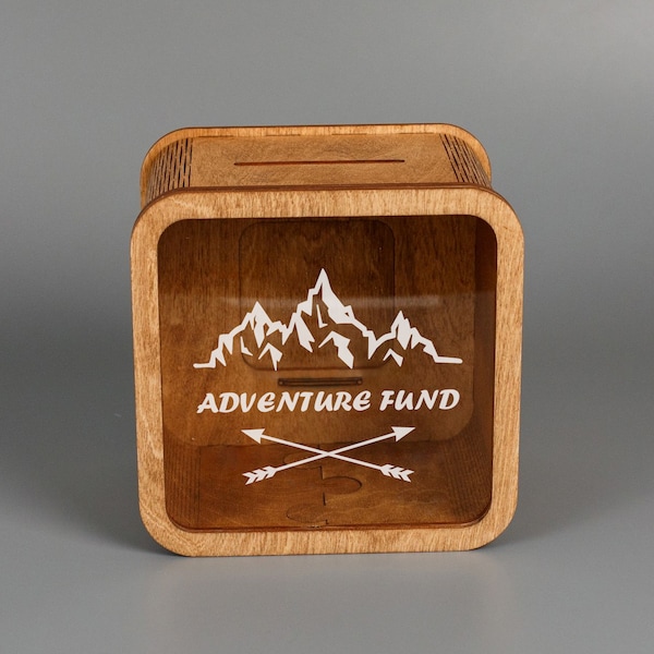 Wooden Mini Money Box - Etsy UK