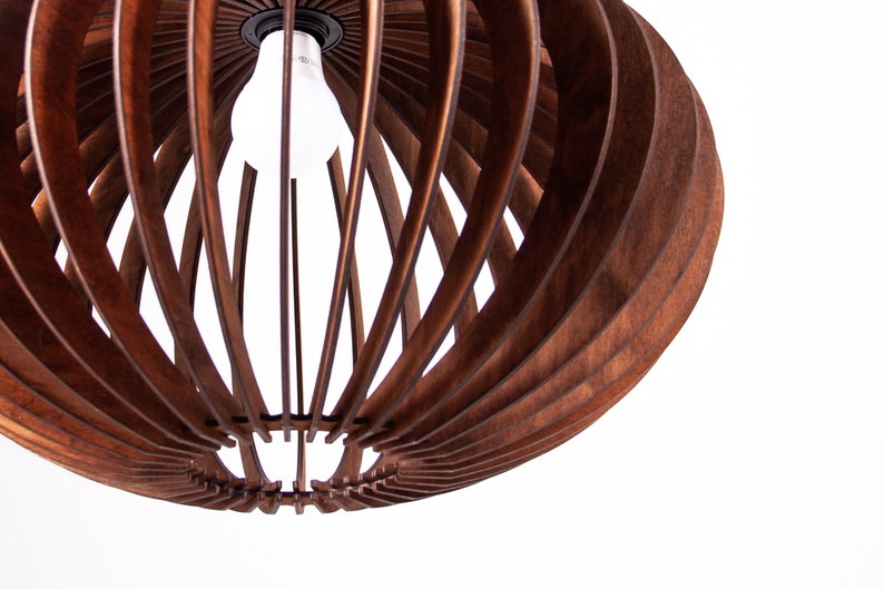 Wooden Lamp Shadehanging Lamp Shadewood Lamp Shadewood Etsy