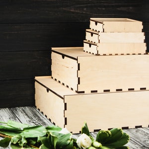 Holz Aufbewahrungsbox, Holzkiste, personalisierte Holz Andenken-Box, Holz-Geschenk-Box, kleine Box, große Box