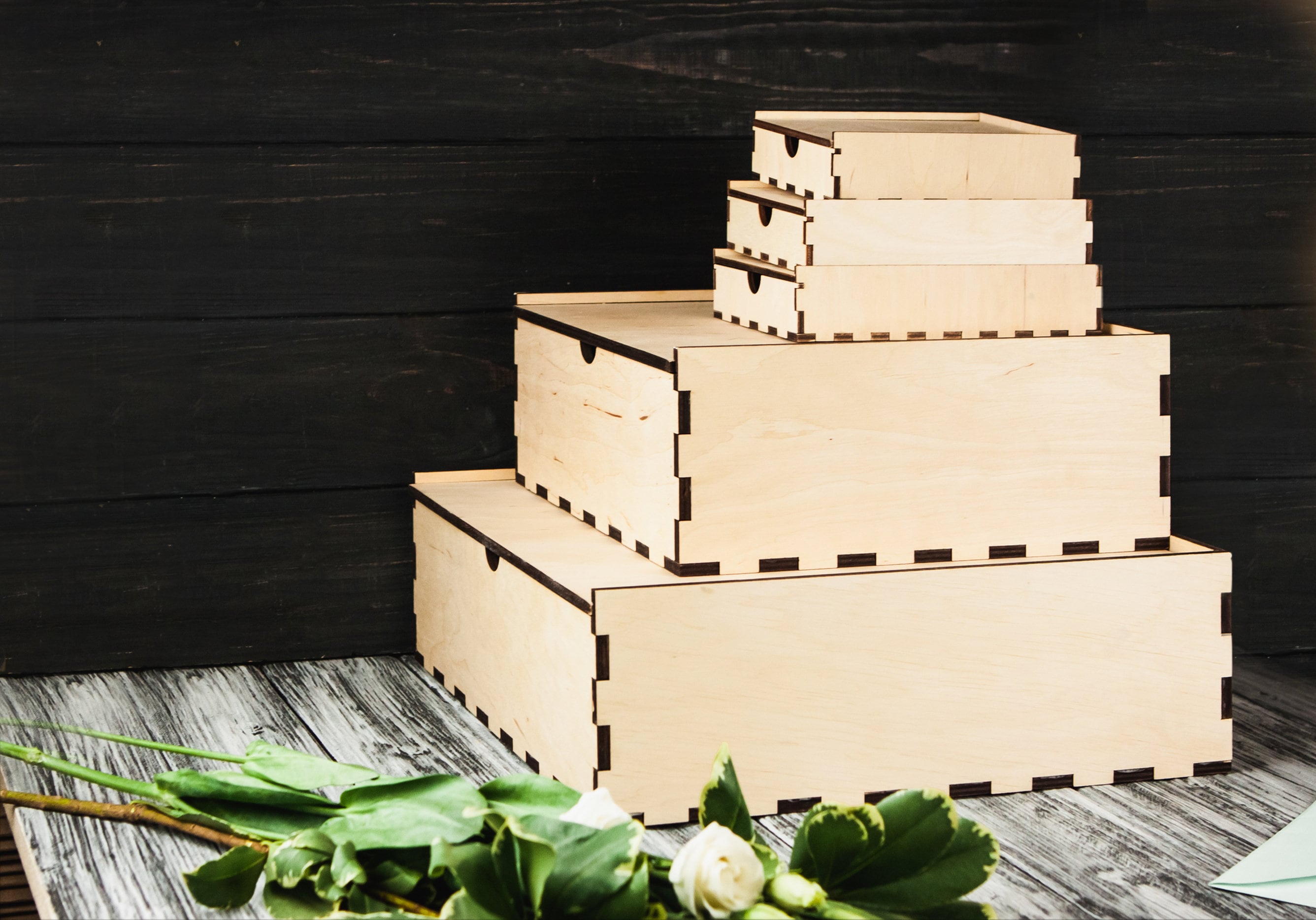 Boîte de Rangement en Bois, Boîte Souvenir Bois Personnalisée, Cadeau Petite Boîte, Grande Boîte