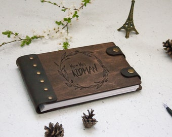 Wedding guest book wood,Wedding guest book photo album,Personalized wedding guest book,Engraving guest book,Custom guest book wood