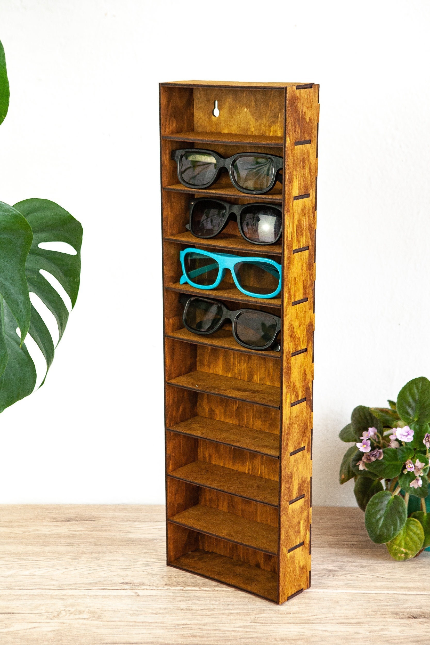 Wooden Sunglasses Stand Etsy