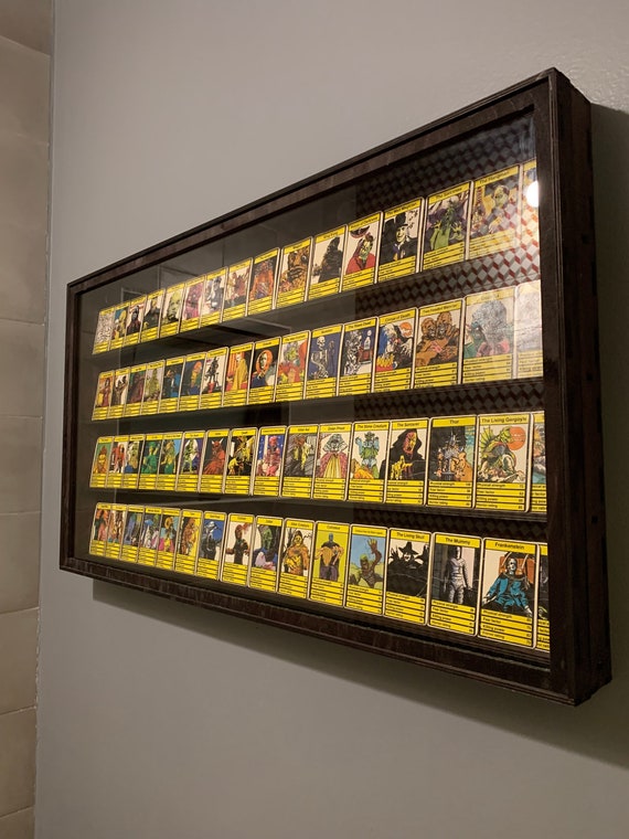 Sport Cards Stand, Wood Display Case, Collectable Display, Cards Storage, Collectable Display, Card Display Case For Sports, Cards Storage