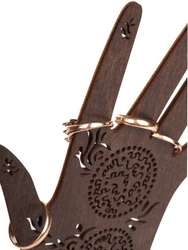 Jewelry hand holderWood jewelry organizerJewelry display Etsy