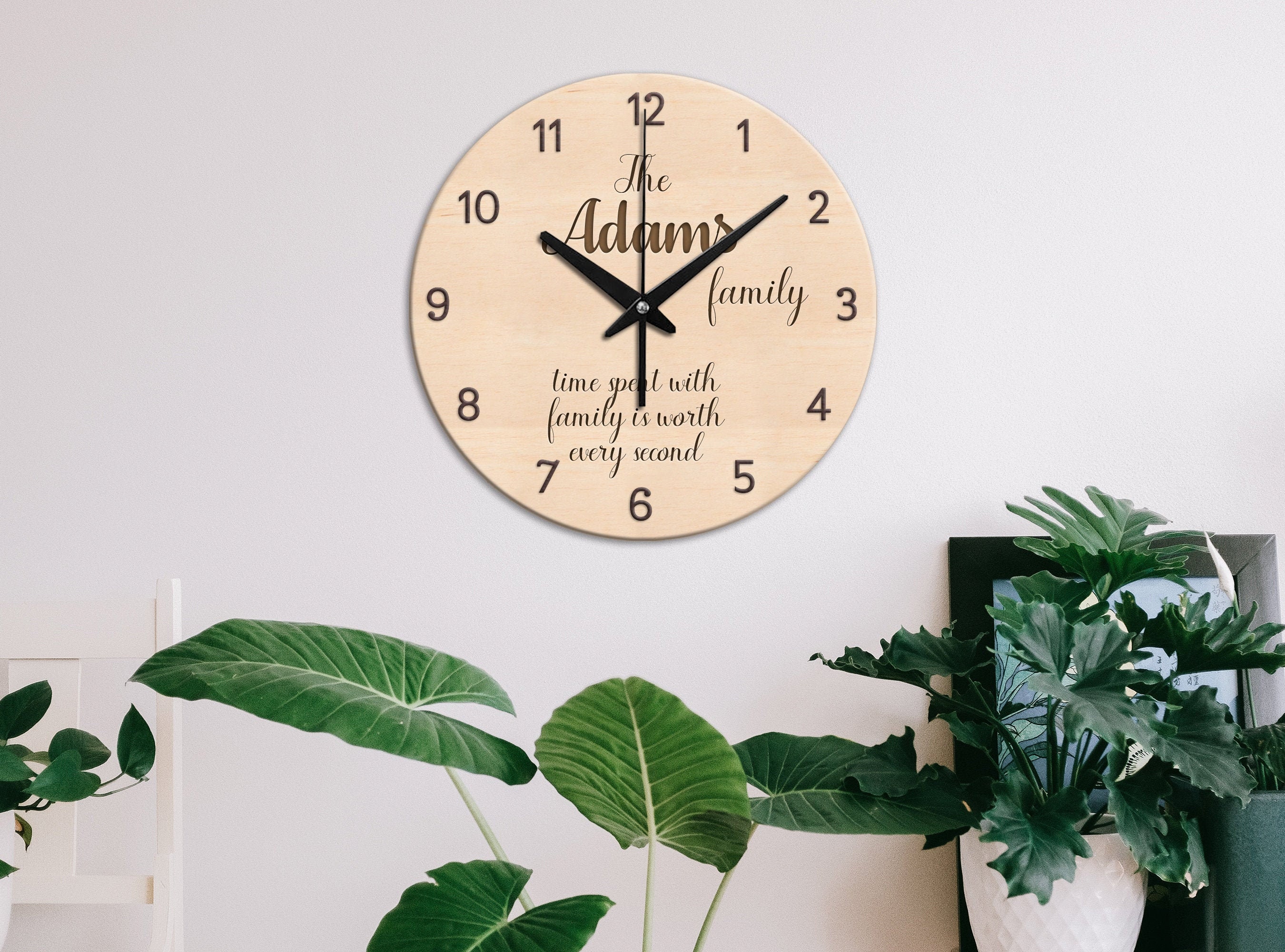 Family name clock Etsy Italia