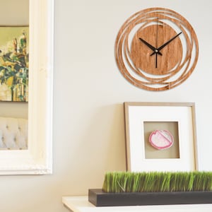 Modern wood wall clock,Wall clock unique,Wall clock wood,Wooden wall clock modern,Wood wall clock