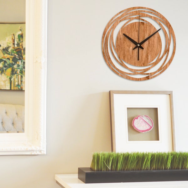 Modern wood wall clock,Wall clock unique,Wall clock wood,Wooden wall clock modern,Wood wall clock