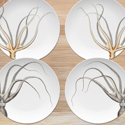 Kitchen & Dining ocean themed plates sea life dinnerware under the sea