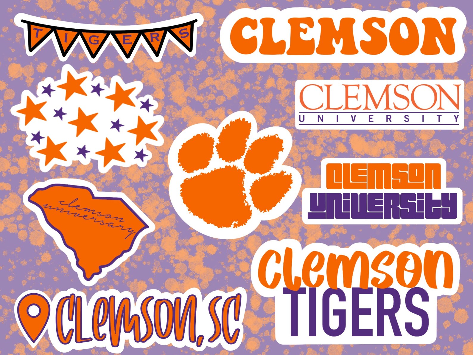 Create Your Own Custom College Sticker Pack University Merch Etsy