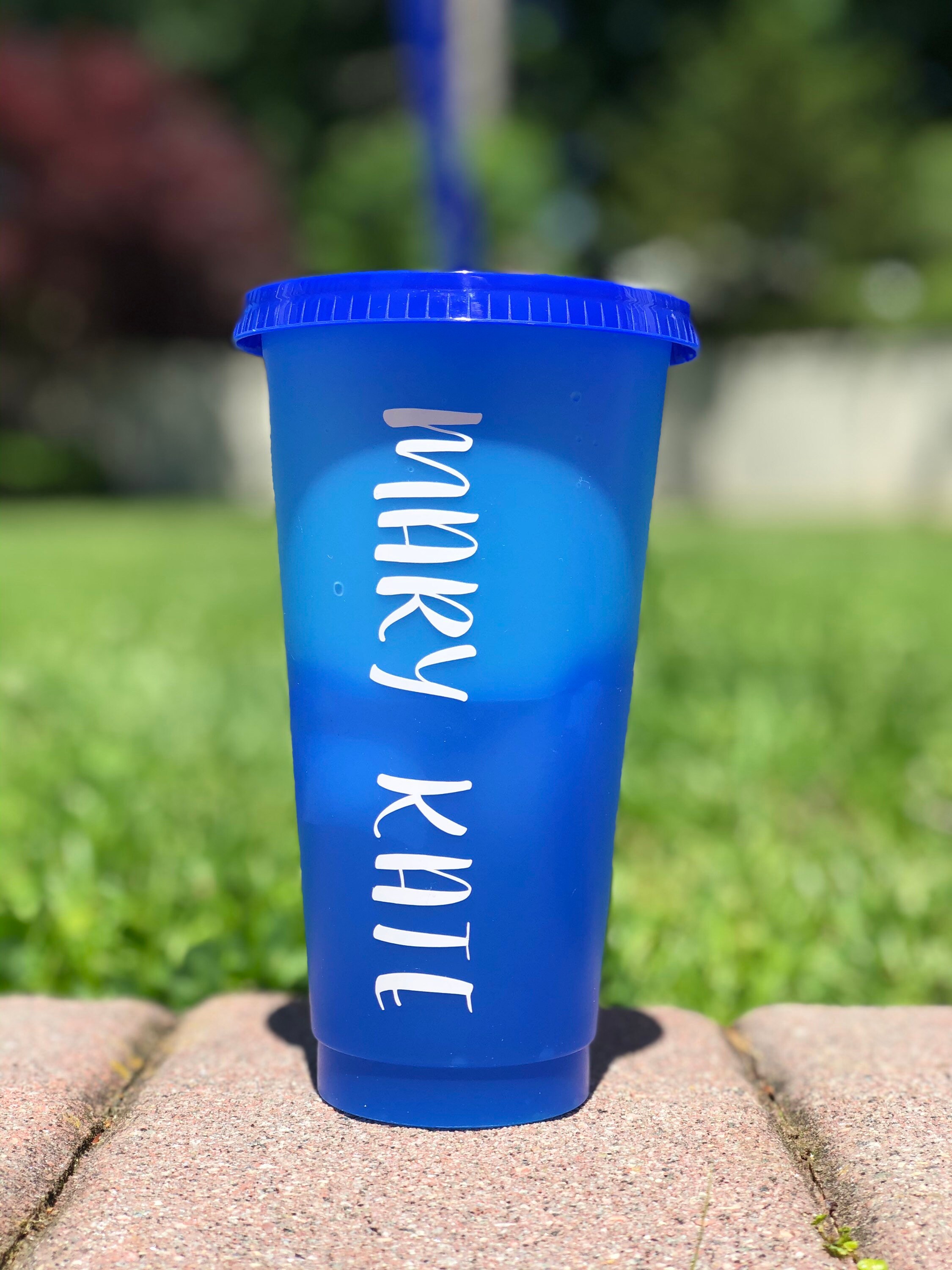 Color Changing Cups Bulk Starbucks Inspired Plastic Cup Etsy