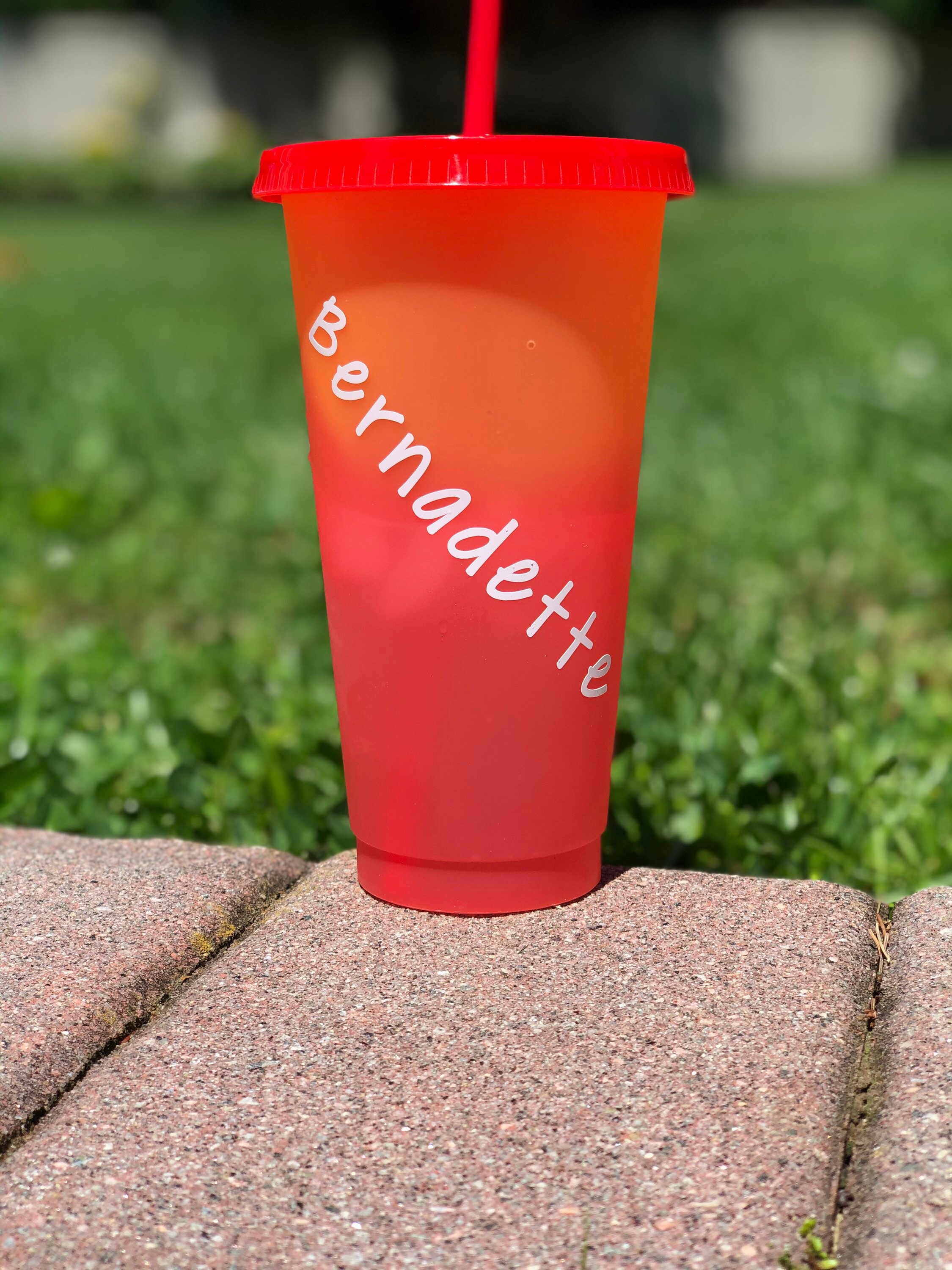 Color Changing Cups Bulk Starbucks Inspired Plastic Cup Etsy