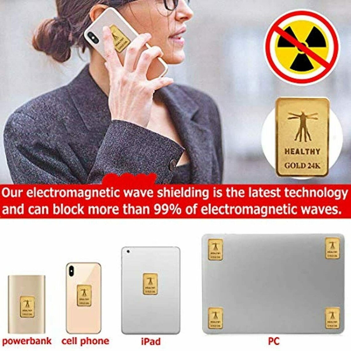 2Pcs EMF Protection Cell Phone Sticker Anti Radiation Etsy
