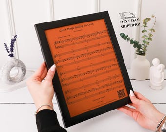 Song Notes Engraved on Leather, First Dance Song Music Sheet, Personalized 3st Anniversary Gift, Valentines Gift, Unique Gift for Him/Her