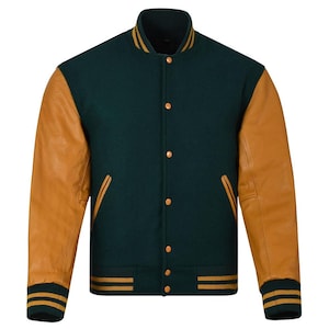 Personalized Baseball Letterman Varsity Jacket Wool And Leather Sleeve | Varsity Jacket For Men | varsity jacket For Halloween