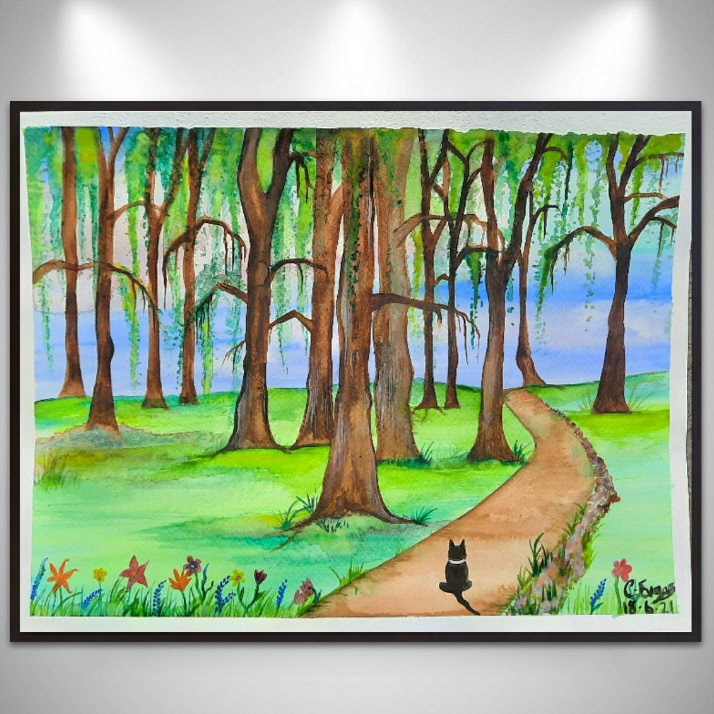 Woodland decor woodland art print forest wall art woodland Etsy