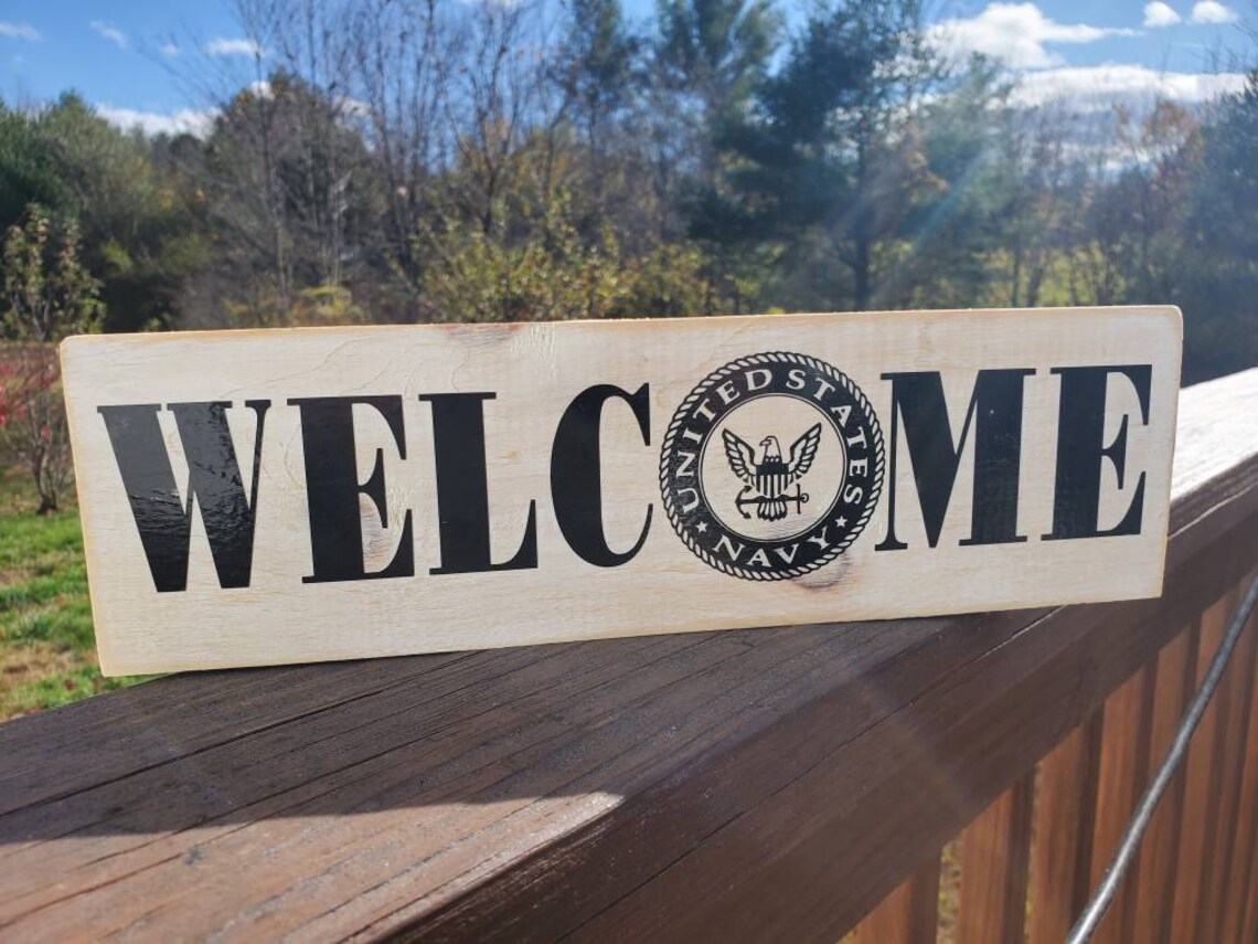 US Navy Navy Sign United States Navy Etsy