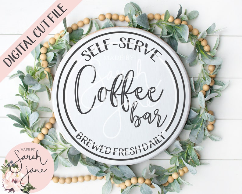 Coffee Bar SVG Digital File Bundle svg dxf eps jpg png | Etsy