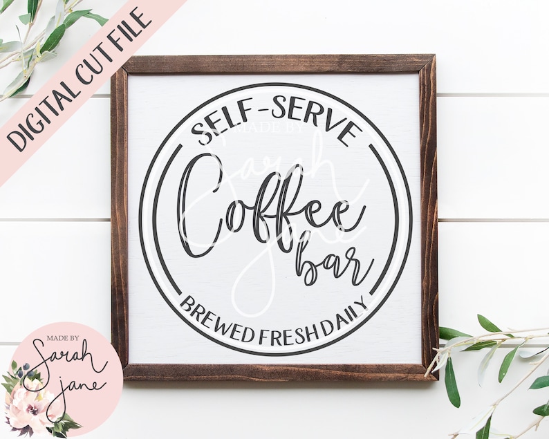 Download Coffee Bar SVG Digital File Bundle svg dxf eps jpg png | Etsy