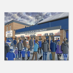 Peter Borough, London Rd Stadium, Superior Poster, Wandkunst Football Club FC, Geschenke, United Utd Fan-Erinnerungsstücke