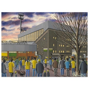 Norwich, Carrow Rd Stadium, Superior Poster, Wall Art Football Club FC, Gifts, City Supporters Memorabilia