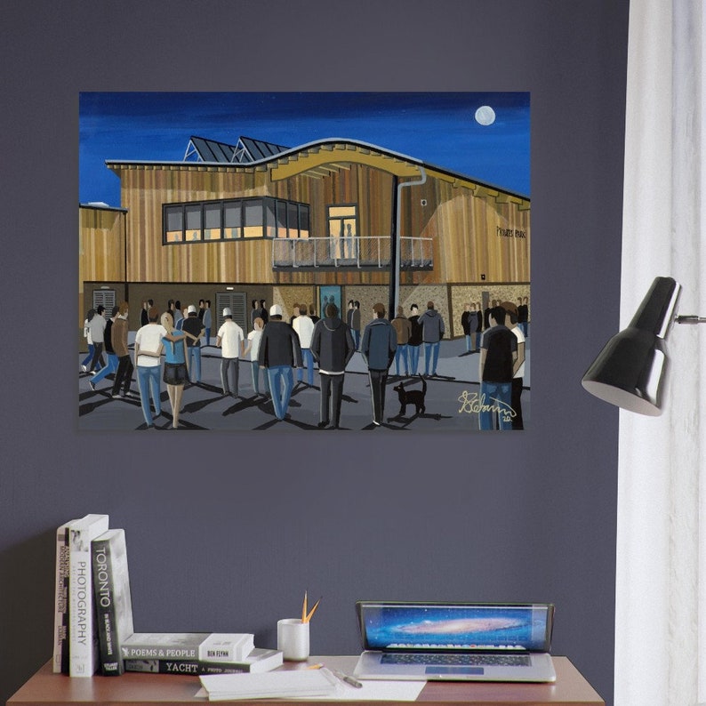 Dartford, Princes Park Stadium Museum Quality Football Matte Paper